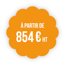 à partir de 854€ HT